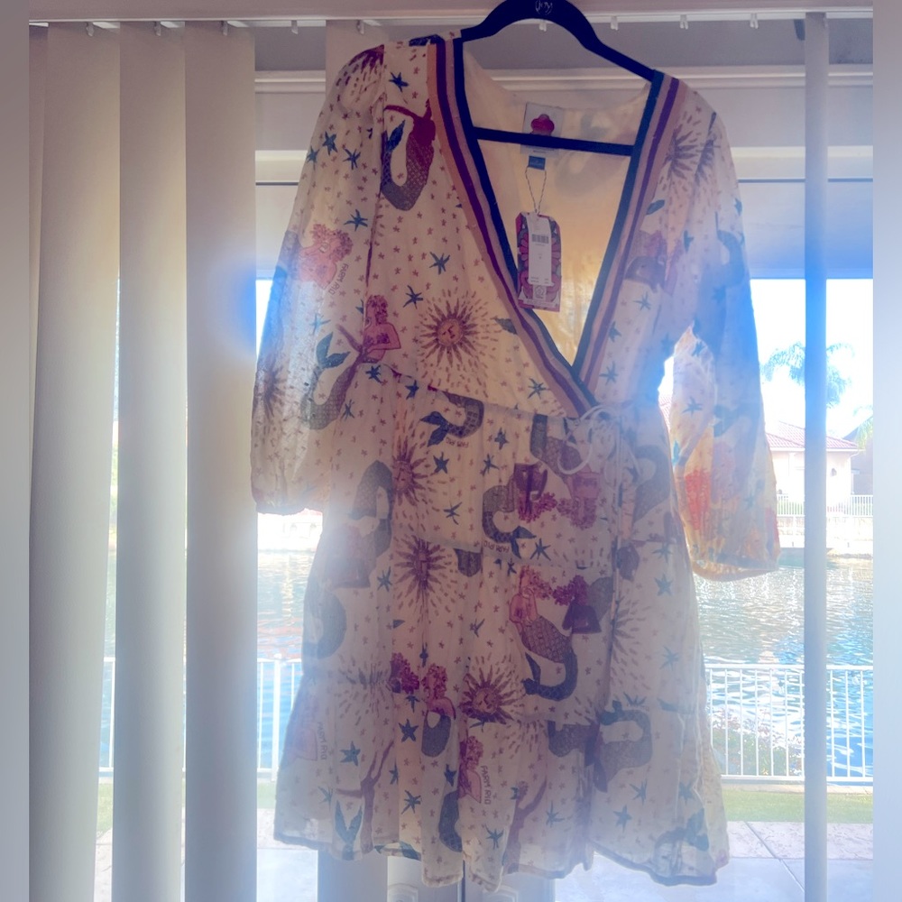 Farm Rio Mermaid 🧜‍♀️ Mini dress